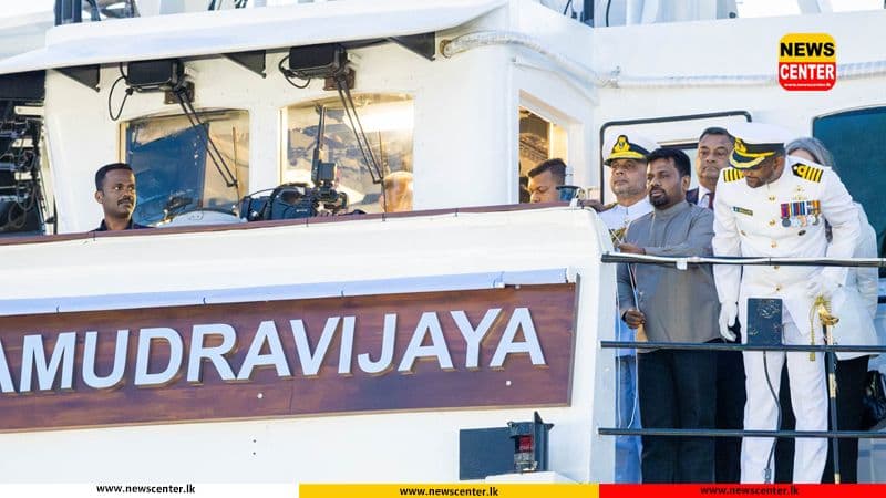 SLNS සමුද්‍රවිජය නෞකාව ශ්‍රී ලංකා නාවික හමුදා සේවයට 