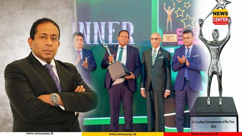 Gamma Interpharm Chairman Kalana Hewamallika Wins Platinum Award at SLEOTY 2025